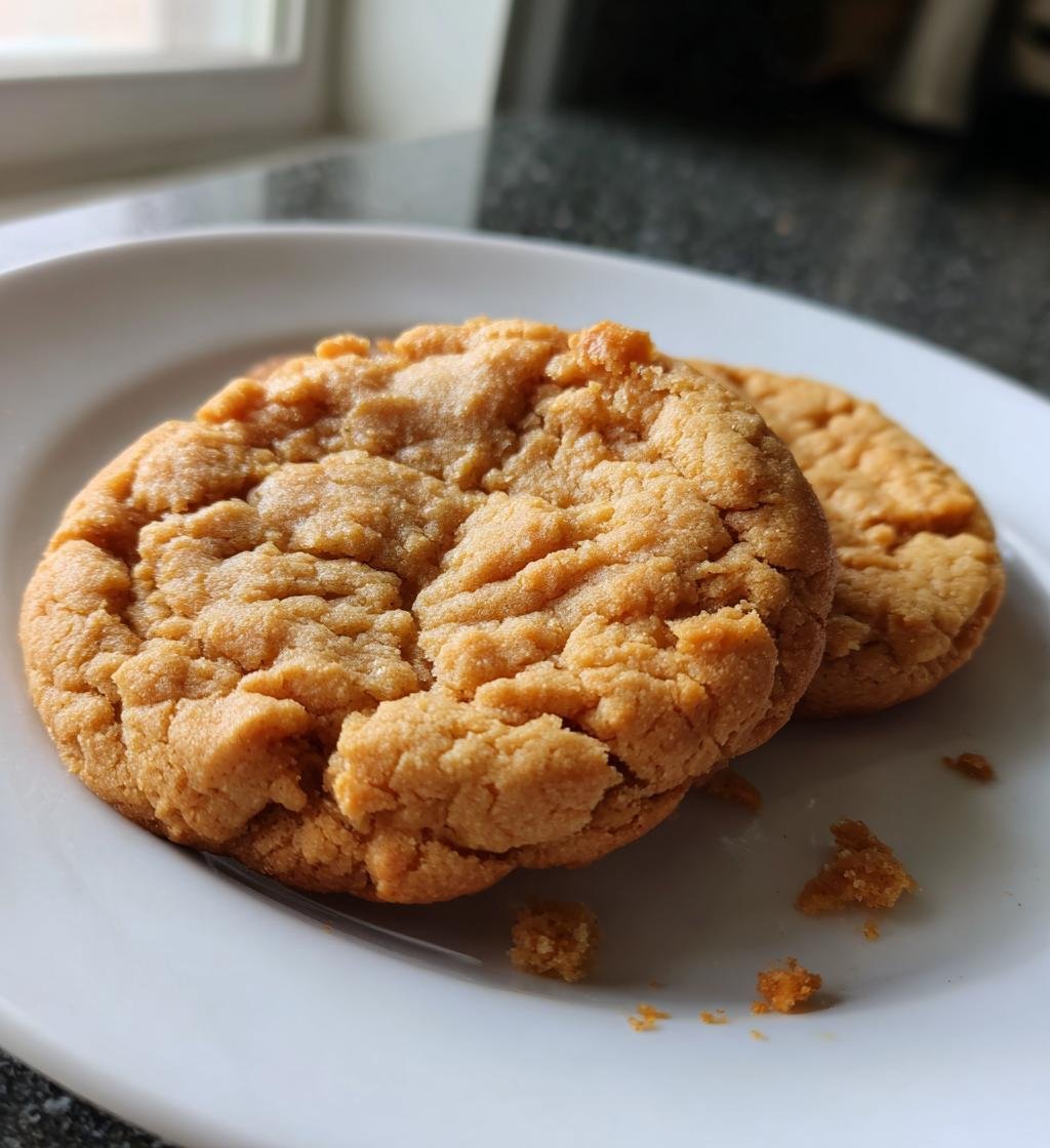 3-Ingredient Peanut Butter Cookies