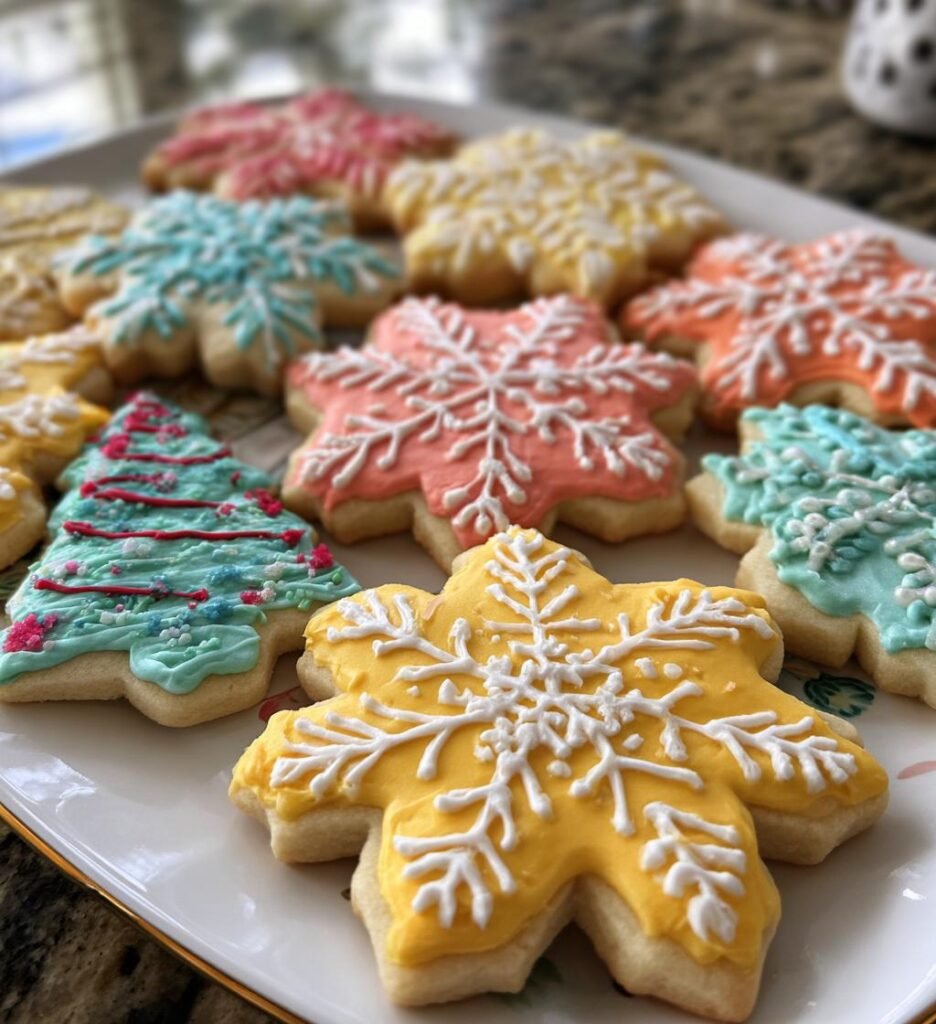 Christmas Sugar Cookies with Royal Icing