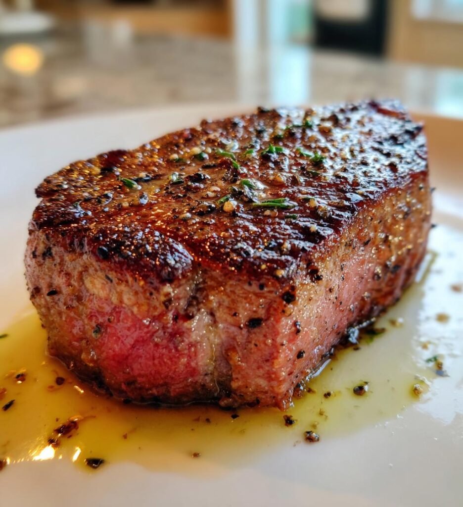 Reverse-Seared Steak